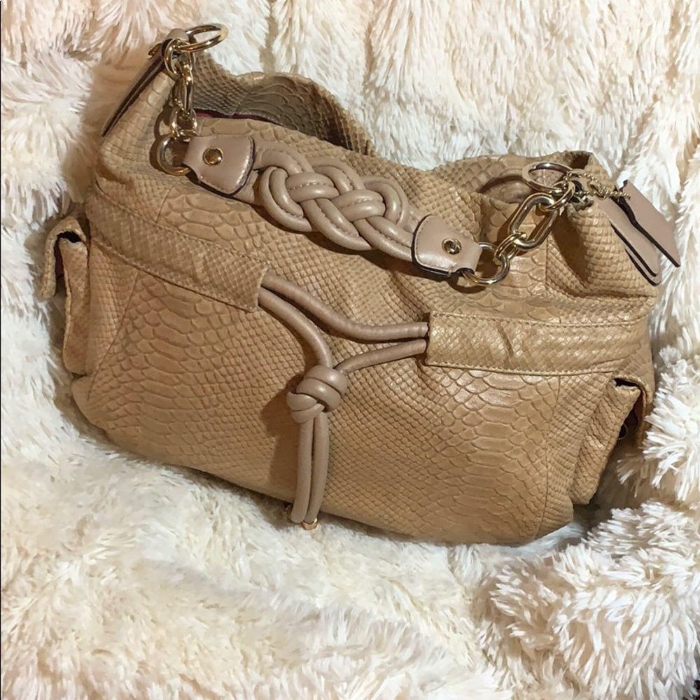 Coach Python Leather Bag